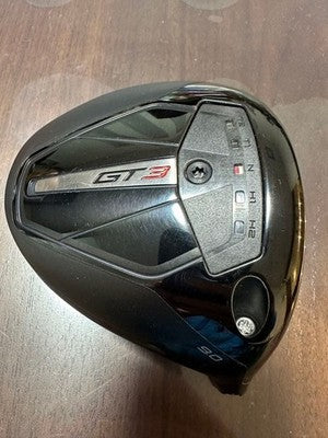 TITLEIST GT3 9° DRIVER HEAD ONLY WITH HEADCOVER & UNUSED WRENCH RIGHT HAND