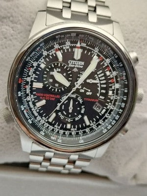CITIZEN PROMASTER SKY RADIO-CONTROLLED SOLAR TITANIUM E600 PMP56-2901 WATCH