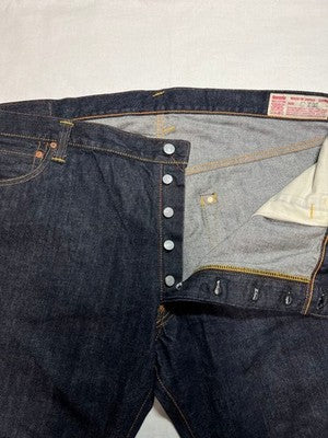 EVISU NO2 2000 JEANS PINK BIG SEAGULL SIZE 42X32 3XL BIG DENIM PANTS NEAR MINT