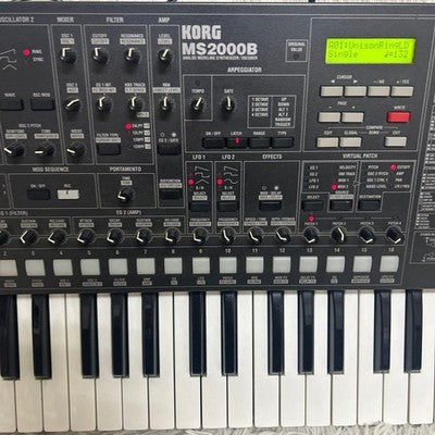KORG MS2000B ANALOG MODELING SYNTHESIZER KEYBOARD VOCODER RARE JAPAN NEAR MINT