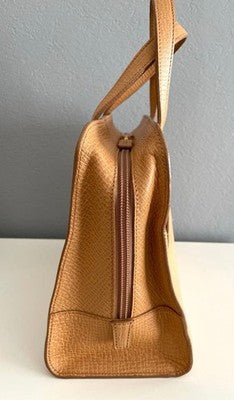 LOEWE HOMENAJE A GAUDI 2002 LIMITED EDITION VINTAGE HANDBAG BEIGE LEATHER
