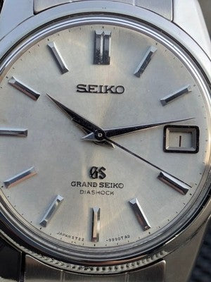 GRAND SEIKO 2ND MODEL 5722-9991 MANUAL WIND SS VINTAGE MEN'S WATCH 1967