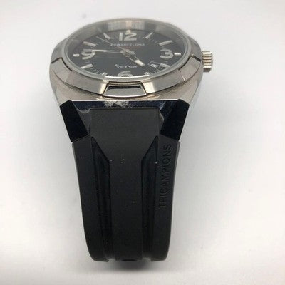 VICEROY FC BARCELONA CHAMPIONS WATCH BLACK & SILVER USED FROM JAPAN SOCCER