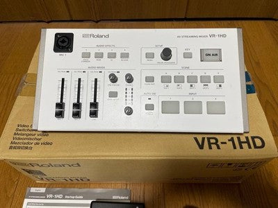 ROLAND VR-1HD AV STREAMING MIXER MULTI FORMAT WUXGA HDCP HDMI USB WHITE