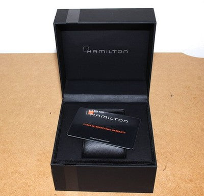 HAMILTON JAZZMASTER THINLINE H38525811 AUTOMATIC SILVER DIAL MEN'S WATCH W/ BOX