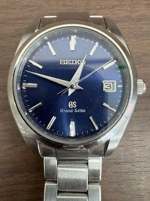 GRAND SEIKO SBGX065 MEN'S WRISTWATCH DIAL COLOR: BLUE ROUND FACE JAPAN MADE