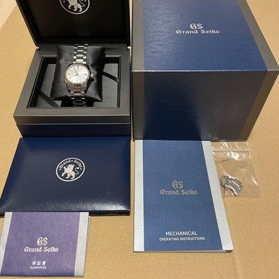SEIKO GRAND SEIKO AUTOMATIC MEN'S WRISTWATCH ROUND FACE JAPAN MADE SKELETON BACK