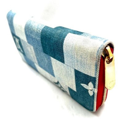 LOUIS VUITTON MONOGRAM DENIM ZIPPY WALLET M44938 RFID LIMITED 2020 SS