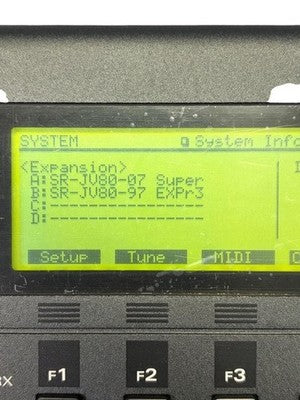 ROLAND XP-80 MUSIC WORKSTATION 76 KEY SYNTHESIZER SR-JV80 EXPANSION CASE