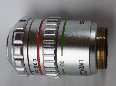 Olympus LWD CDPlan 20x PL Phase Contrast Objective Lens 160/- For CK2 IMT-2 Used