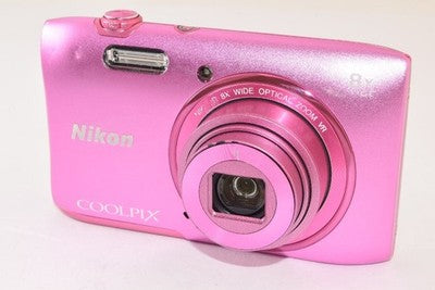 NIKON COOLPIX S3600 AZALEA PINK COMPACT DIGITAL CAMERA CCD SENSOR AS IS