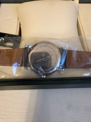 FREDERIQUE CONSTANT FC270EG3P6 BUSINESS TIMER MOONPHASE QUARTZ WATCH W/ BOX