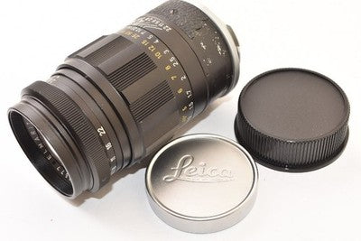 LEICA ELMARIT 90MM F2.8 M-MOUNT BLACK MEDIUM TELEPHOTO LENS FROM LEICA