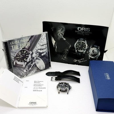 ORIS CHARLIE PARKER BIRD 1355 LIMITED EDITION AUTOMATIC JAZZ WATCH 40MM BOXED