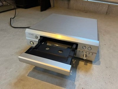 DENON DRR-F101 STEREO CASSETTE DECK TAPE PLAYER TESTED PLAYBACK WORKING VINTAGE