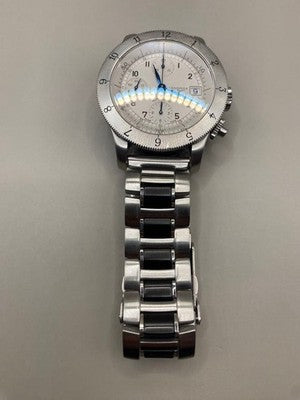 LONGINES HERITAGE WEEMS CHRONOGRAPH L2.741.4 41MM SS WHITE DIAL AUTOMATIC WATCH