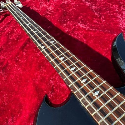 FERNANDES MB-65 MOCKINGBIRD BASS GUITAR MADE IN JAPAN BLACK FULLY SERVICED