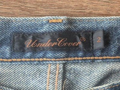 UNDERCOVER 2005SS 58 DENIM BUT BEAUTIFUL 2ND SEASON JEANS DENIM SIZE2 (W30) USED