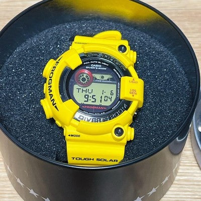 CASIO G-SHOCK GF-8230E-9JR FROGMAN 30TH ANNIVERSARY LIGHTNING YELLOW