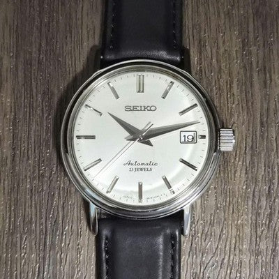 SEIKO AUTOMATIC 6R15-00V0 SARB031 MEN'S WRISTWATCH WHITE DIAL MECHANICAL JAPAN