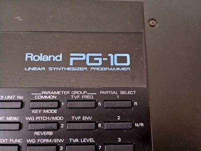 ROLAND D-110 PG-10 SYNTHESIZER MODULE + PROGRAMMER LA SOUND SOURCE JAPAN USED