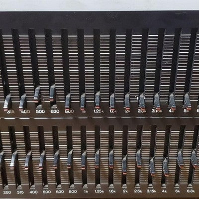 TECHNICS SH-9033P STEREO GRAPHIC EQUALIZER 12-BAND PRO GRADE TESTED JAPAN AS IS