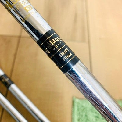 CALLAWAY BIG BERTHA IRONS 6PC SET 5-10 RIGHT-HANDED N.S.PRO 850GH S FLEX JAPAN