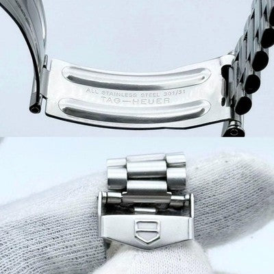 TAG HEUER PROFESSIONAL 973.013 BLACK QUARTZ WATCH 33MM STAINLESS STEEL