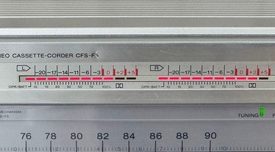 SONY CFS-F5 RADIO CASSETTE PLAYER XYZ SERIES RARE SHOWA RETRO VINTAGE TESTED