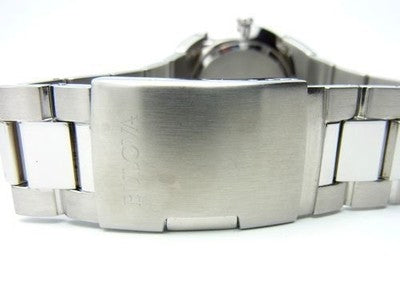 BULOVA MEN'S DRESS WATCH 96B220, QUARTZ, 43MM STAINLESS STEEL CASE, CLASSIC