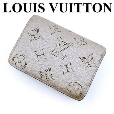 LOUIS VUITTON M80817 PORTEFEUILLE CLÉA MAHINA RFID COMPACT WALLET GRAY AUTHENTI