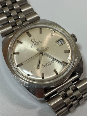 OMEGA SEAMASTER COSMIC 166.022 CAL 1022 AUTOMATIC DATE VINTAGE WATCH SERVICED