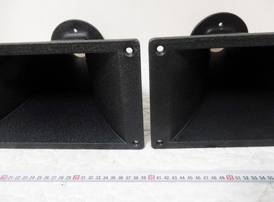 JBL 2376 METAL HORN 1.5 INCH THROAT PAIR FOR 2450SL DRIVERS USED GOOD CONDITION