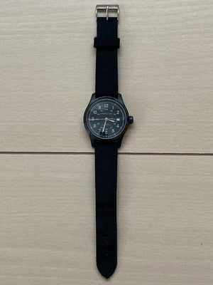 HAMILTON KHAKI FIELD H705850 AUTOMATIC MEN'S WATCH BLACK DIAL 40MM SWISS MADE