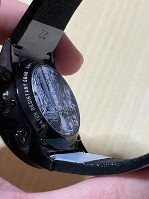JUNGHANS FORM A CHRONOSCOPE 027/4371.01 AUTOMATIC BLACK PVD 42MM CHRONOGRAPH