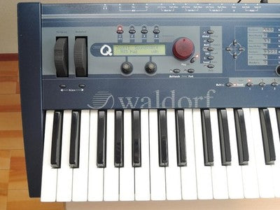 WALDORF MICROQ KEYBOARD VER 2.23 SYNTHESIZER FULLY FUNCTIONAL RARE JAPAN UNIT