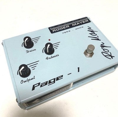 ROGER MAYER GERMANIUM FUZZ PAGE-1 GUITAR EFFECT PEDAL EXCELLENT+++++
