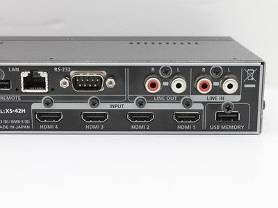 ROLAND PROFESSIONAL A/V XS-42H 4-CHANNEL INPUT 2-CHANNEL OUTPUT MATRIX SWITCHER