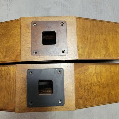 FOSTEX H320 WOOD HORNS PAIR USED FROM JAPAN VINTAGE SPEAKERS