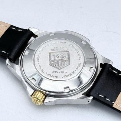 TAG HEUER 695713 PROFESSIONAL AUTOMATIC MENS WATCH DATE VINTAGE RARE JAPAN