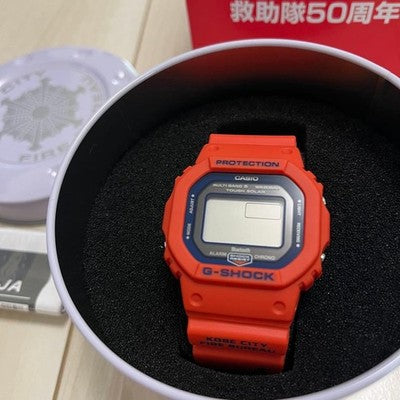 G-SHOCK KOBE FIRE DEPARTMENT 50TH ANNIVERSARY EDITION GW-B5600FB BLUETOOTH