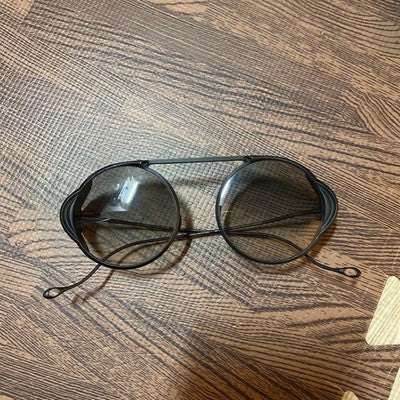RIGARDS X BORIS BIDJAN SABERI RG1011BBS ANTIQUE BLACK SUNGLASSES LUXURY RARE