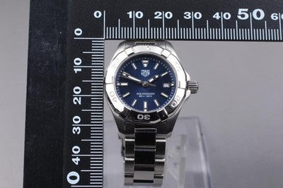TAG HEUER AQUARACER WBD1412.BA0741 WPP7203 QUARTZ BLUE DIAL LADIES WATCH SS