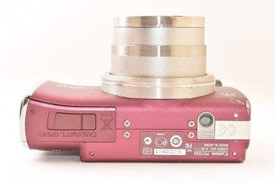 CANON POWERSHOT SX200 IS RED COMPACT DIGITAL CAMERA 12X OPTICAL ZOOM LENS AS IS