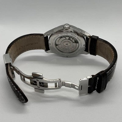 HAMILTON H325190 JAZZMASTER POWER RESERVE AUTOMATIC 40MM WATCH /W BOX