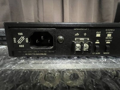 JBL M552 ELECTRONIC CROSSOVER 2WAY 3WAY CHANNEL DIVIDER TESTED RACK PROCESSOR