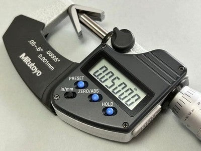 MITUTOYO 314-351 V-TYPE MICROMETER INCH MM PRECISION MEASURING TOOL IMPORTED