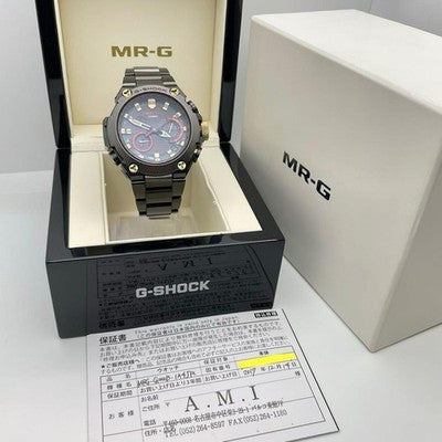 CASIO G-SHOCK AKAZONAE MRG-G1000B-1A4JR DATE SOLAR POWERED RADIO MEN'S MRG-G1000