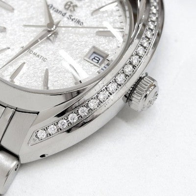 Grand Seiko STGK011 9S27-00D0 Auto Watch Silver Dial 30mm 2P Diamond /w Box