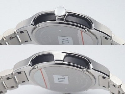 CENTURY FIRST CLASS 3P DIAMOND 684.7.U.75I.12.SC METALLIC BROWN GRAY WATCH USED